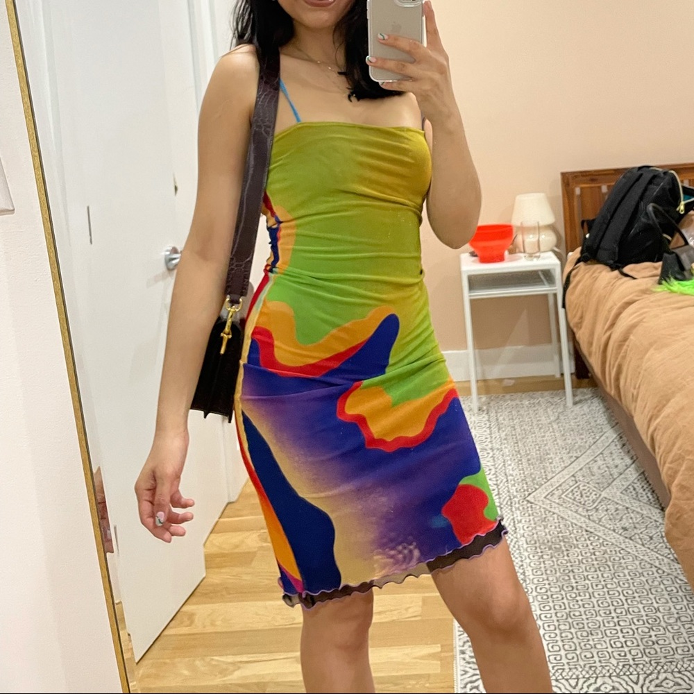 Expired girl  2-way Mesh Dress Small worn once
